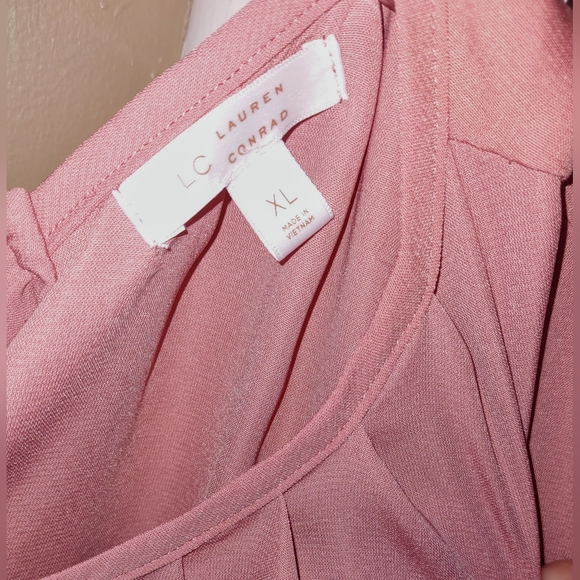 Mauve Pink Slit-Sleeve Blouse - Picture 2 of 13